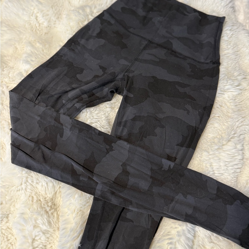 Lululemon Align Black Camouflage Leggings 31”
